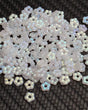 Forget-Me-Not 5mm Crystal Matte AB, Spacer Bead, Czech Pressed Glass, 28773-50 beads