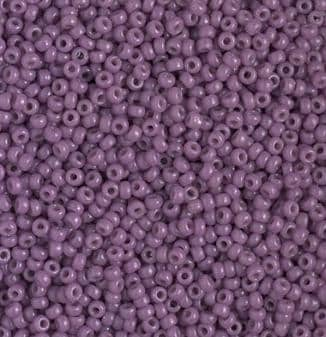 11/0 Duracoat Opaque Dark Orchid, Miyuki size Glass Seed Bead, 4489-10 grams