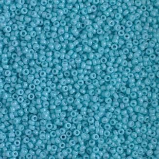 15/0 Duracoat Opaque Nile Blue, Miyuki Glass Seed Bead, 4478-10 grams