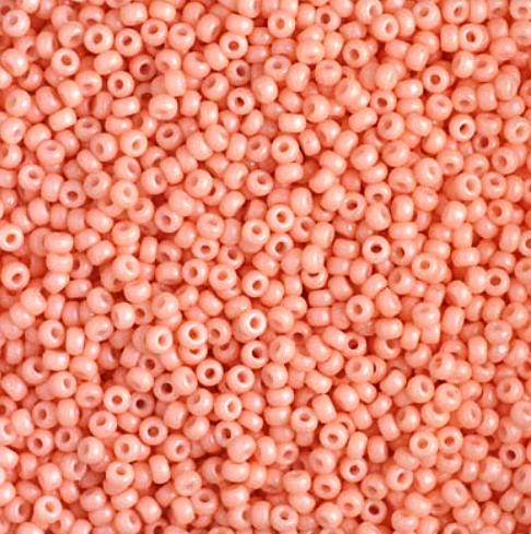 11/0 Duracoat Opaque Tea Rose, Miyuki Glass Seed Bead, 4461-10 grams