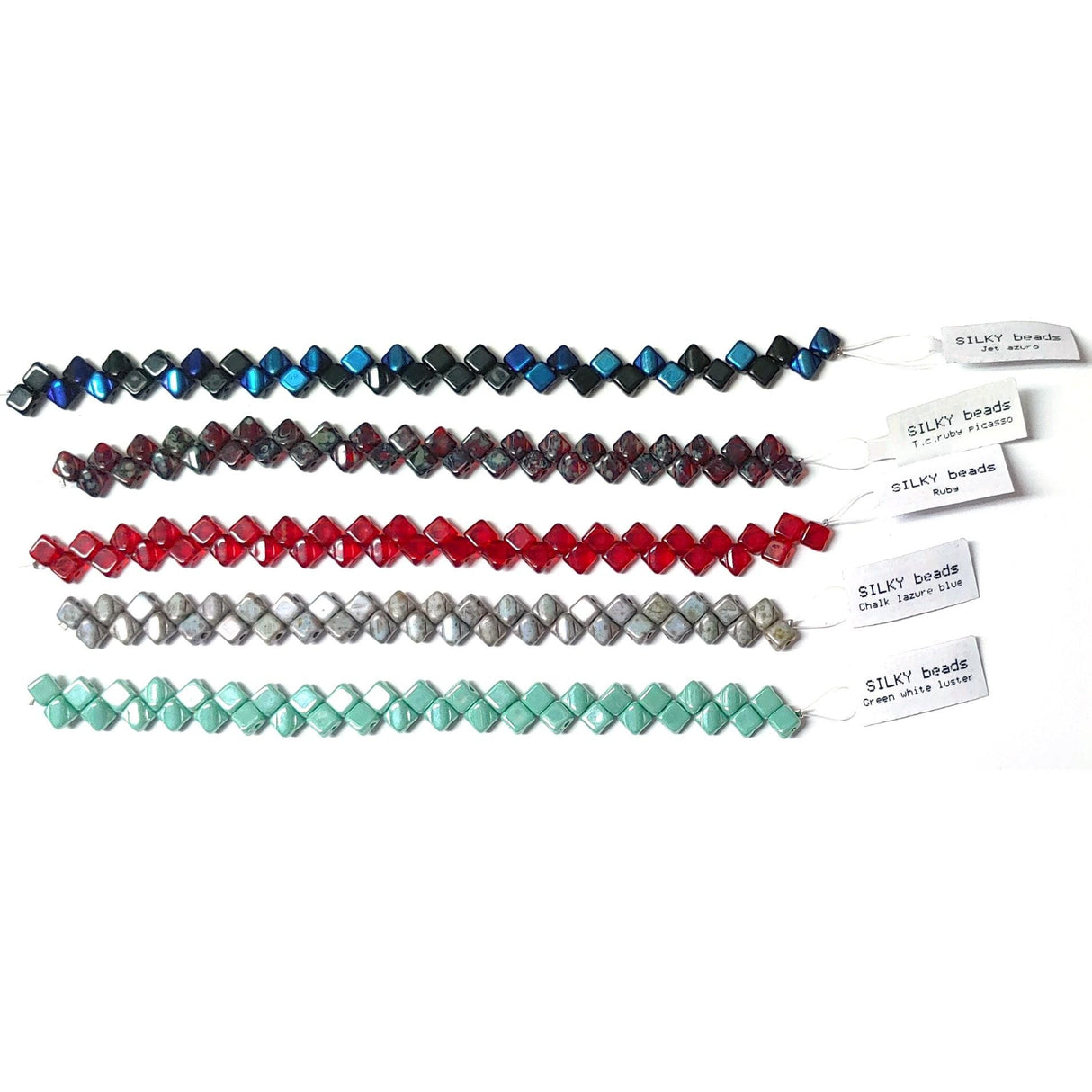 6mm Silky Bead-Choose a color, Czech Glass-40 Beads