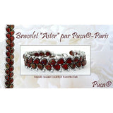 Aster Bracelet Pattern - DO NOT BUY- Sent free by email-Free with par Puca bead purchase, Read the description below for details