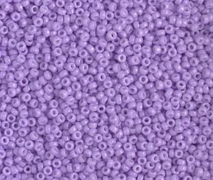 15/0 Duracoat Opaque Light Purple, Miyuki Glass Seed Bead, 4488-10 grams