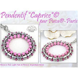 Bo Caprice Earring Pattern, DO NOT BUY- Sent free by email-Free with par Puca bead purchase, Read the description below for details