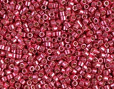 Delica, 11/0 Duracoat Galvanized Light Cranberry, DB1841 Miyuki Delica-5 grams