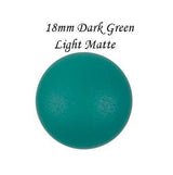 Cabochon Par Puca Dark Green Light, 18mm Czech glass, Qty 1