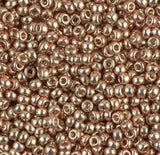 11/0 Duracoat Galvanized Champagne, Miyuki Glass Seed Bead, D4204-10 grams