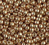 8/0 Duracoat Galvanized Champagne, Miyuki Glass Seed Bead, D4204-10 grams