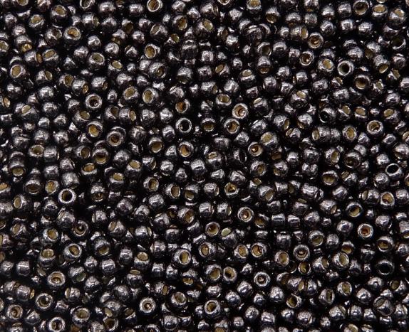 8/0 Toho Pyrite Permafinish, color PF595 Round Seed Bead 10g