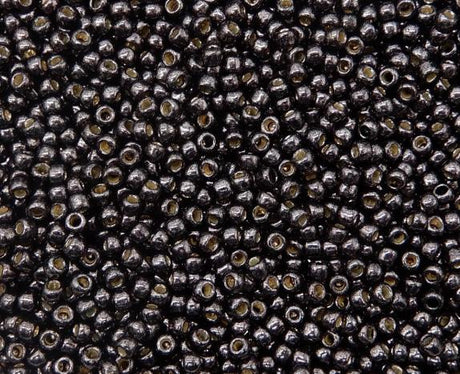 8/0 Toho Pyrite Permafinish, color PF595 Round Seed Bead 10g