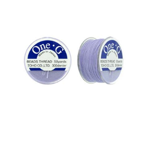 One-G Toho Nylon Beading Thread Lt Lavender-50 Yards 125 Yards